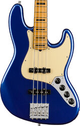 Bajo eléctrico de cuerpo sólido Fender American Ultra Jazz Bass (USA, MN) - Cobra blue