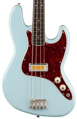 Bajo eléctrico de cuerpo sólido Fender Gold Foil Jazz Bass (MEX, EB) - Sonic blue