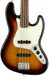 Bajo eléctrico de cuerpo sólido Fender Player Jazz Bass Fretless (MEX, PF) - 3-color sunburst