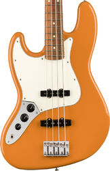 Bajo eléctrico de cuerpo sólido Fender Player Jazz Bass Zurdo (MEX, PF) - Capri orange