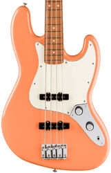 Bajo eléctrico de cuerpo sólido Fender Player Jazz Bass Ltd (MEX, PF) - Pacific peach