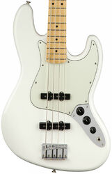 Bajo eléctrico de cuerpo sólido Fender Player Jazz Bass (MEX, MN) - Polar white