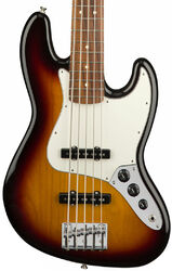 Bajo eléctrico de cuerpo sólido Fender Player Jazz Bass V (MEX, PF) - 3-color sunburst
