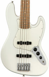 Bajo eléctrico de cuerpo sólido Fender Player Jazz Bass V (MEX, PF) - Polar white