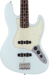 Bajo eléctrico de cuerpo sólido Fender Made in Japan Traditional 60s Jazz Bass (RW) - sonic blue