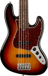Bajo eléctrico de cuerpo sólido Fender American Professional II Jazz Bass V (USA, RW) - 3-color sunburst
