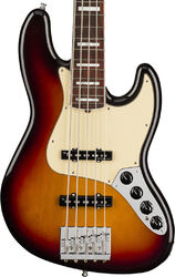 Bajo eléctrico de cuerpo sólido Fender American Ultra Jazz Bass V (USA, RW) - Ultraburst