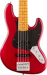 Bajo eléctrico de cuerpo sólido Fender American Ultra II Jazz Bass V 5-String (USA, MN) - Sinister red