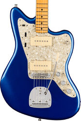 Guitarra electrica retro rock Fender American Ultra Jazzmaster (USA, MN) - Cobra blue