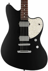 Guitarra eléctrica con forma de tel Fender Made in Japan Elemental Jazzmaster - Stone black