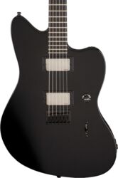 Guitarra electrica retro rock Fender Jim Root Jazzmaster (USA, EB) - Flat black