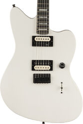 Guitarra electrica retro rock Fender Jim Root Jazzmaster V4 (MEX, EB) - Artic white