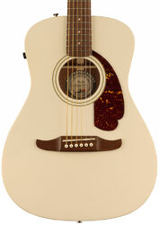 Guitarra folk Fender Malibu Player 2023 - Olympic white
