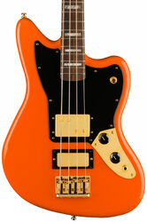 Bajo eléctrico de cuerpo sólido Fender Mike Kerr Jaguar Bass Ltd (MEX, RW) - Tiger's blood orange