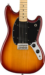 Guitarra electrica retro rock Fender Player Mustang (MEX, MN) - Sienna sunburst