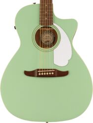 Guitarra folk Fender Newport Player - Surf green