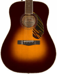 Guitarra folk Fender PD-220E Paramount - 3-tone vintage sunburst