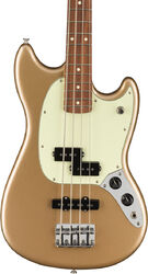 Bajo eléctrico para niños Fender Player Mustang Bass PJ (MEX, PF) - Firemist gold