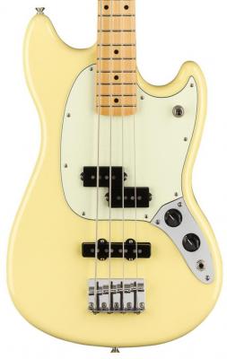 Bajo eléctrico de cuerpo sólido Fender Player Mustang Bass PJ Ltd (MEX, MN) - Canary