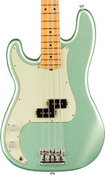 Bajo eléctrico de cuerpo sólido Fender American Professional II Precision Bass Zurdo (USA, MN) - Mystic surf green