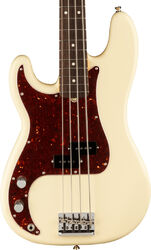 Bajo eléctrico de cuerpo sólido Fender American Professional II Precision Bass Zurdo (USA, RW) - Olympic white