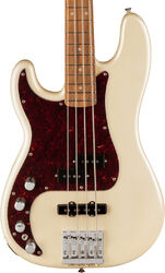 Bajo eléctrico de cuerpo sólido Fender Player Plus Precision Bass LH (MEX, PF) - Olympic pearl