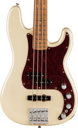 Bajo eléctrico de cuerpo sólido Fender Player Plus Precision Bass (MEX, PF) - Olympic pearl