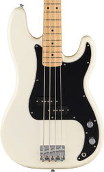 Bajo eléctrico de cuerpo sólido Fender Standard Precision Bass (MN) - Olympic white