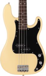 Bajo eléctrico de cuerpo sólido Fender Made in Japan Traditional 70s Jazz Bass (RW) - vintage white
