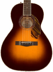 Guitarra folk Fender PS-220E Parlor - 3-color vintage sunburst