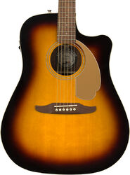 Guitarra folk Fender Redondo Player - Sunburst
