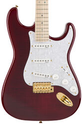 Guitarra eléctrica con forma de str. Fender Ritchie Kotzen Stratocaster Japan Ltd (MN) - Transparent red burst