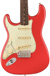 Guitarra electrica para zurdos Fender American Vintage II 1961 Stratocaster LH (USA, RW) - Fiesta red