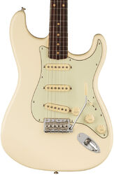 Guitarra eléctrica con forma de str. Fender American Vintage II 1961 Stratocaster (USA, RW) - Olympic white