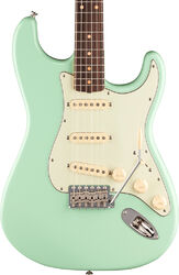 Guitarra eléctrica con forma de str. Fender American Vintage II 1961 Stratocaster (USA, RW) - surf green
