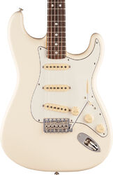 Guitarra eléctrica con forma de str. Fender American Vintage II 1973 Stratocaster (USA, RW) - Olympic white