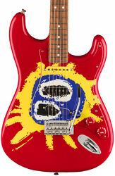 Guitarra eléctrica con forma de str. Fender 30th Anniversary Screamadelica Stratocaster Ltd (MEX, PF) - Red Blue Yellow