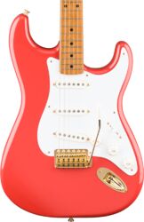 Guitarra eléctrica con forma de str. Fender Vintera II '50s Stratocaster Ltd (MEX, MN) - fiesta red