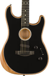 Guitarra folk Fender American Acoustasonic Stratocaster - Black