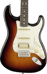 Guitarra eléctrica con forma de str. Fender American Performer Stratocaster HSS (USA, RW) - 3 color sunburst