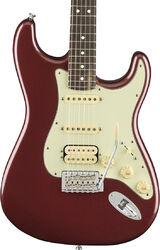 Guitarra eléctrica con forma de str. Fender American Performer Stratocaster HSS (USA, RW) - Aubergine