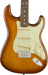 Guitarra eléctrica con forma de str. Fender American Performer Stratocaster (USA, RW) - Honey burst