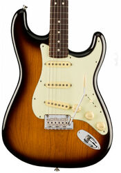 Guitarra eléctrica con forma de str. Fender 70th Anniversary American Professional II Stratocaster (USA, RW) - 2-color sunburst