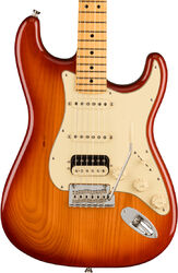 Guitarra eléctrica con forma de str. Fender American Professional II Stratocaster HSS (USA, MN) - Sienna sunburst