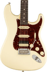 Guitarra eléctrica con forma de str. Fender American Professional II Stratocaster HSS (USA, RW) - Olympic white