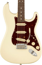 Guitarra eléctrica con forma de str. Fender American Professional II Stratocaster (USA, RW) - Olympic white