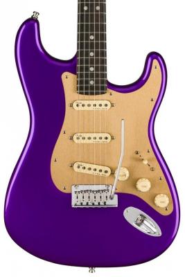 Guitarra eléctrica de cuerpo sólido Fender American Ultra Stratocaster Ltd (USA, EB) - Plum metallic