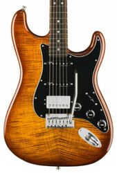 Guitarra eléctrica con forma de str. Fender American Ultra Stratocaster HSS Ltd (USA, EB) - Tiger's eye