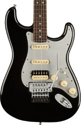 Guitarra eléctrica con forma de str. Fender American Ultra Luxe Stratocaster Floyd Rose HSS (USA, RW) - Mystic black
