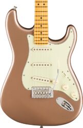 Guitarra eléctrica con forma de str. Fender American Professional Classic Stratocaster (USA, MN) - Faded Firemist Gold